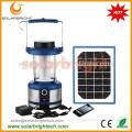 SOLARBRIGHT manufactured emergency hang portable rechargeable led with USB charger FM radio small solar energy lamp